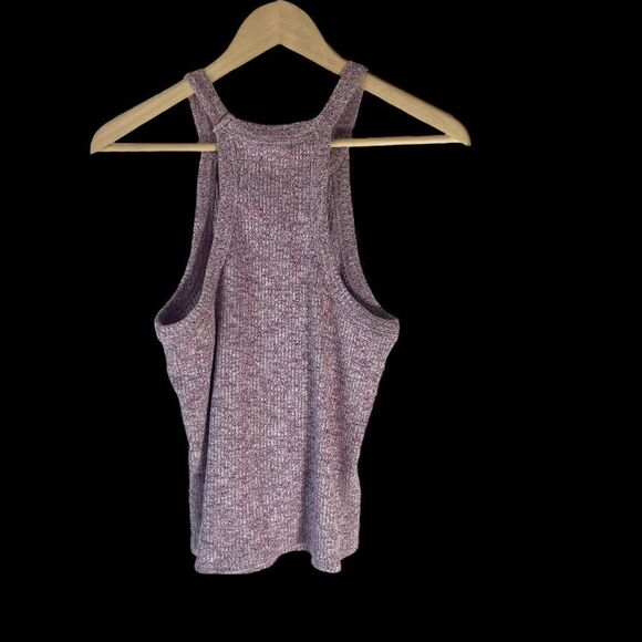 Anthropologie Maeve Purple Heather Racerback Knit Tank Top Sz XL - Picture 3 of 10